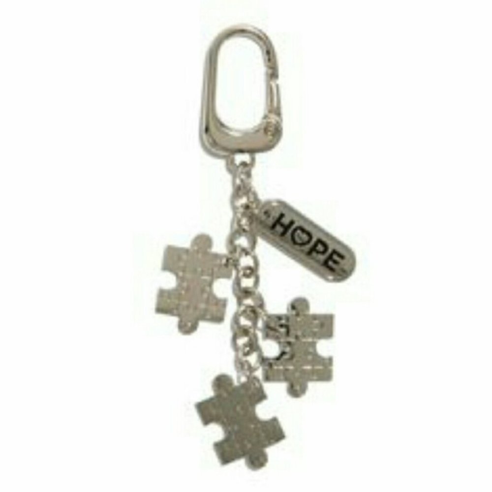 Miche Puzzle Piece Autism Keychain